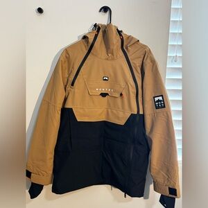 Montec Tan and Black Ski Jacket for Men